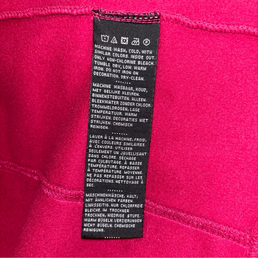 Harley Davidson Embroidered Full Zip Fleece Jacket Red Women’s Sz XL - Picture 7 of 7